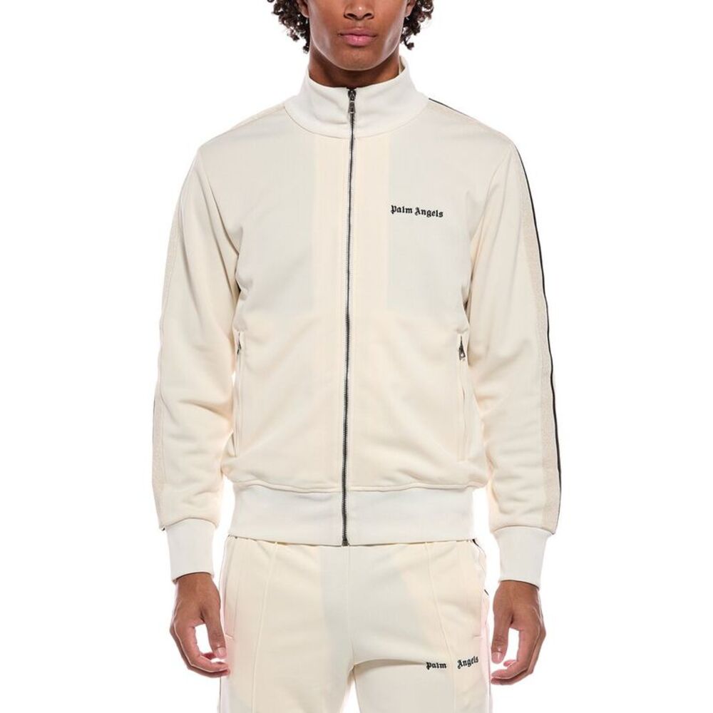 Palm Angels Mens  Classic Logo Track Jacket, Black